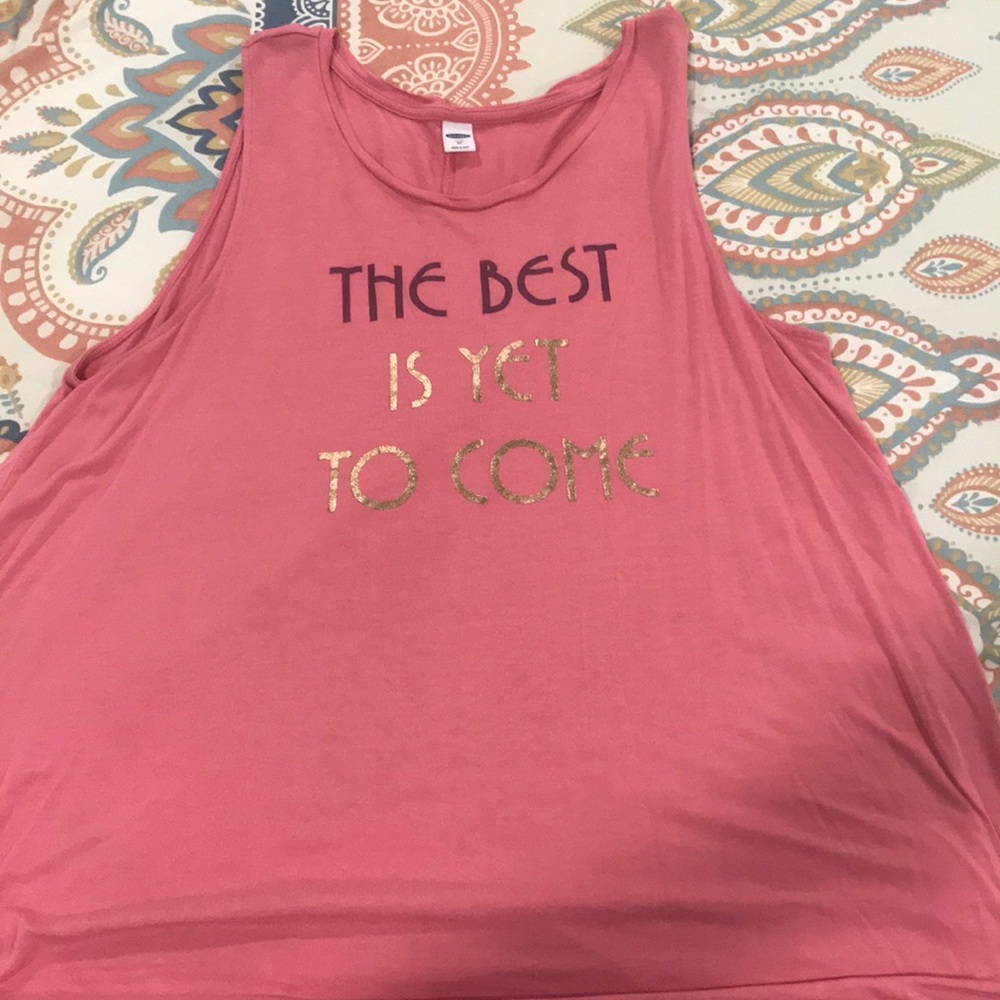 Flowy graphic tank top